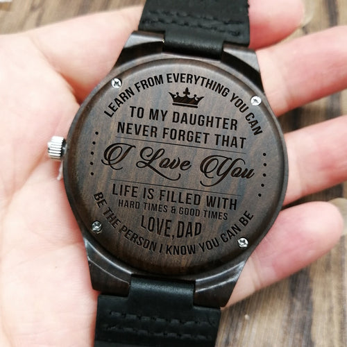 Custom Carved Watch