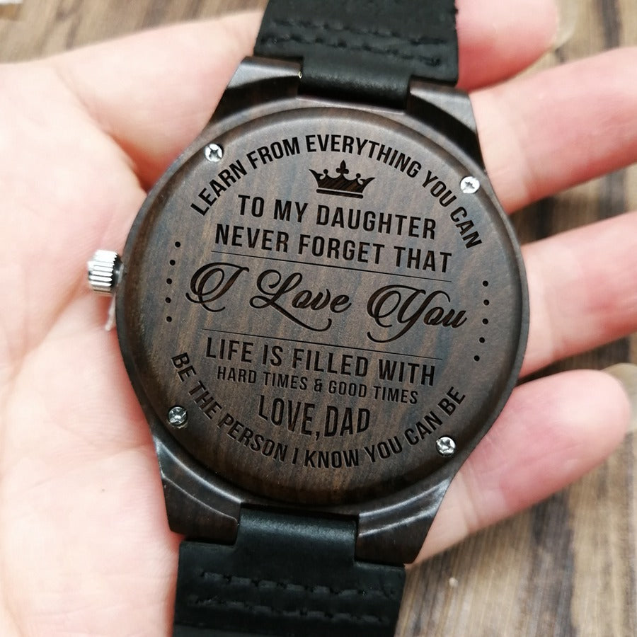 Custom Carved Watch
