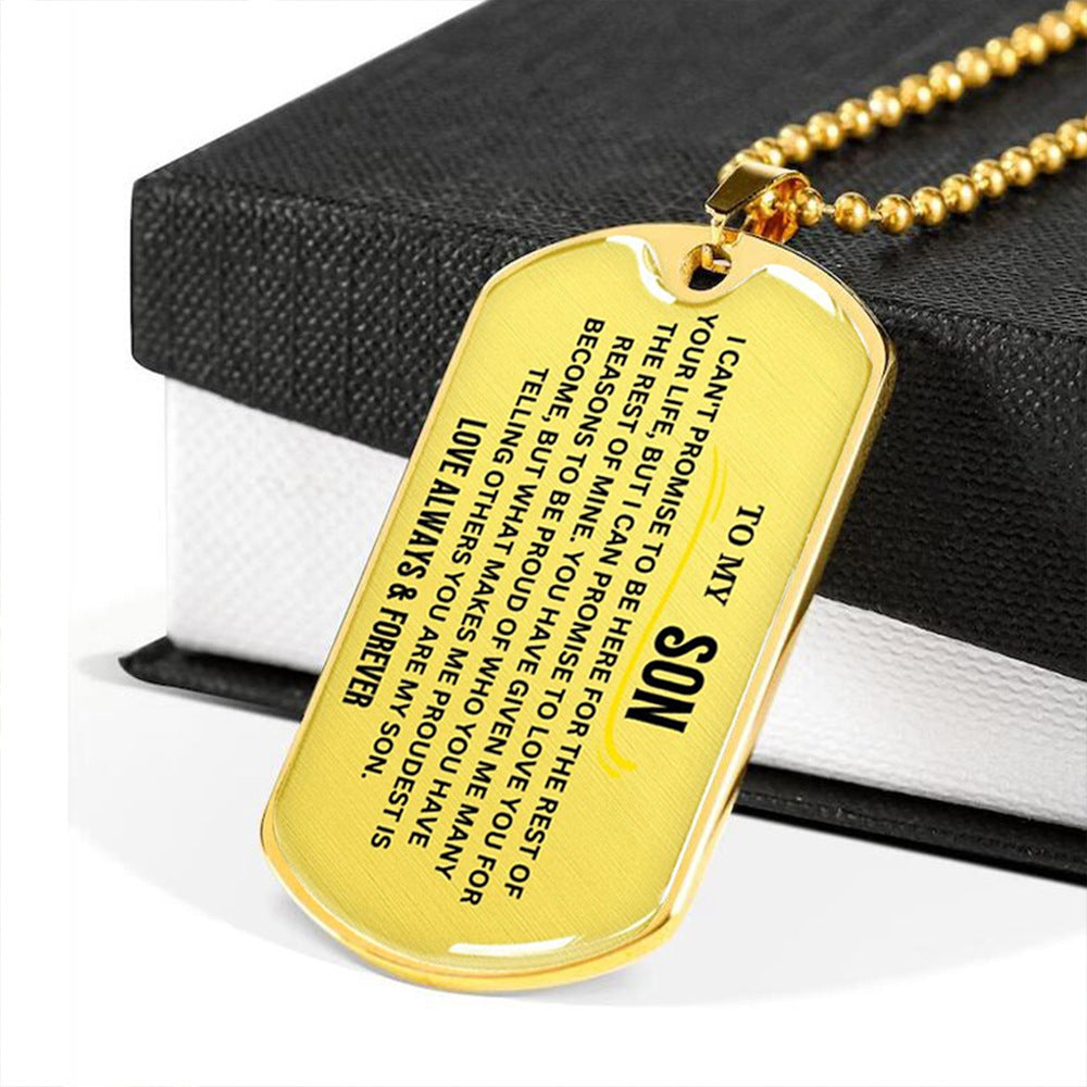 "To My Son" - Stainless Steel Necklace