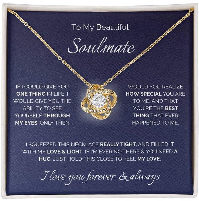 "To My Smokin Hot Soulmate" - Four Leaf Clover Necklace
