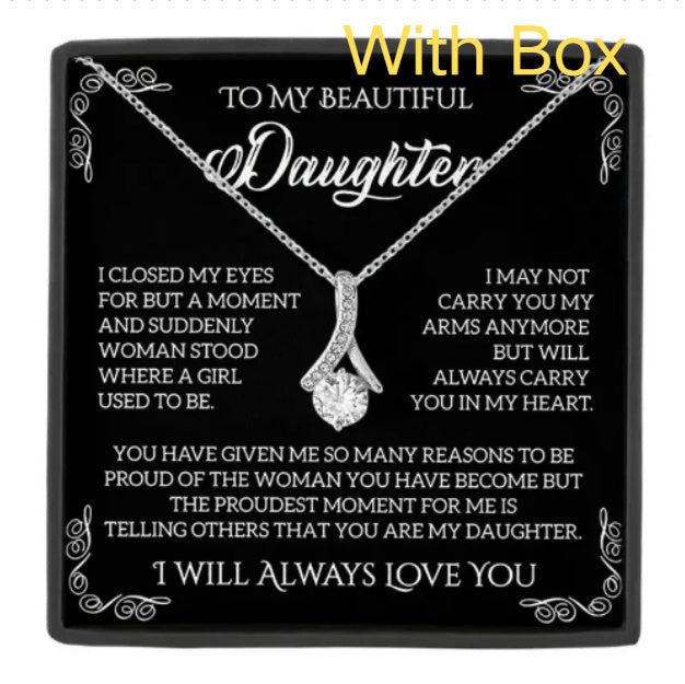 "To My Soulmate" - Herringbone Diamond Necklace