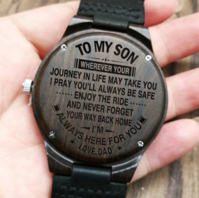 Custom Carved Watch
