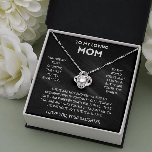 "To My Amazing Mom" - Mother's Day Valentine's Day Pendant