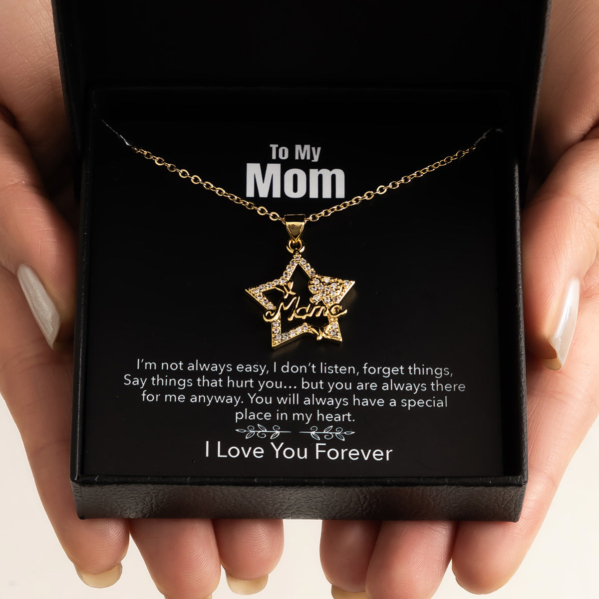 Happy Mothers Day Necklace & Gift Box