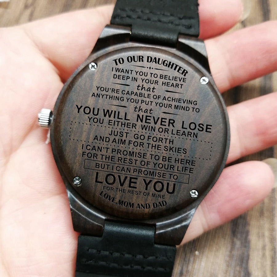 Custom Carved Watch