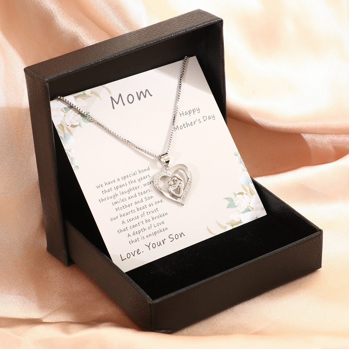 Happy Mothers Day Necklace & Gift Box