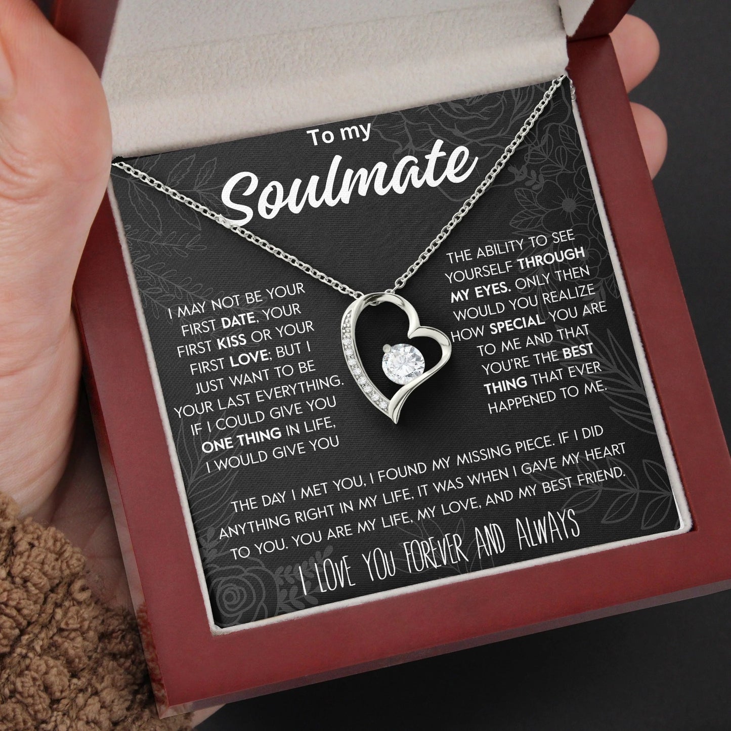 "To My Smokin Hot Soulmate" - Four Leaf Clover Necklace