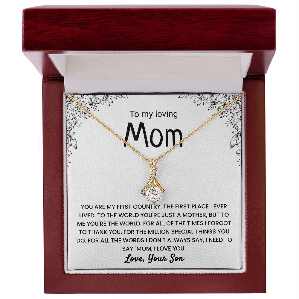 "To My Family" - Diamond Necklace