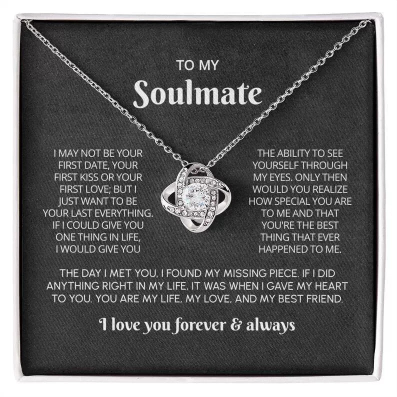 "To My Smokin Hot Soulmate" - Four Leaf Clover Necklace