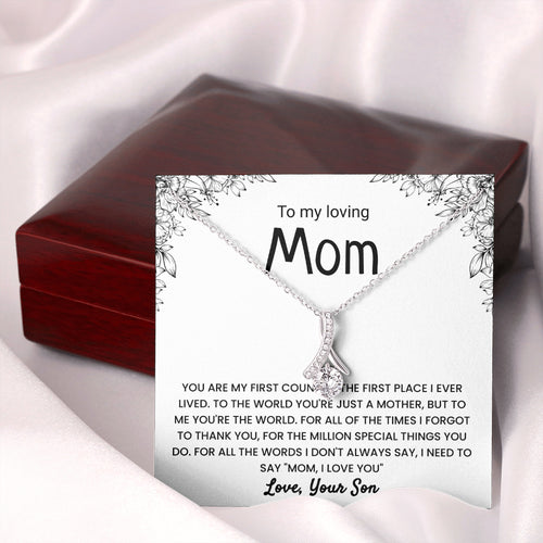 "To My Family" - Diamond Necklace