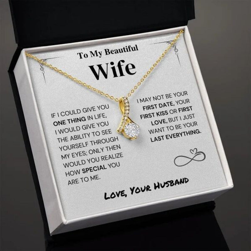"To My GirlFriend" - Romantic Pendant