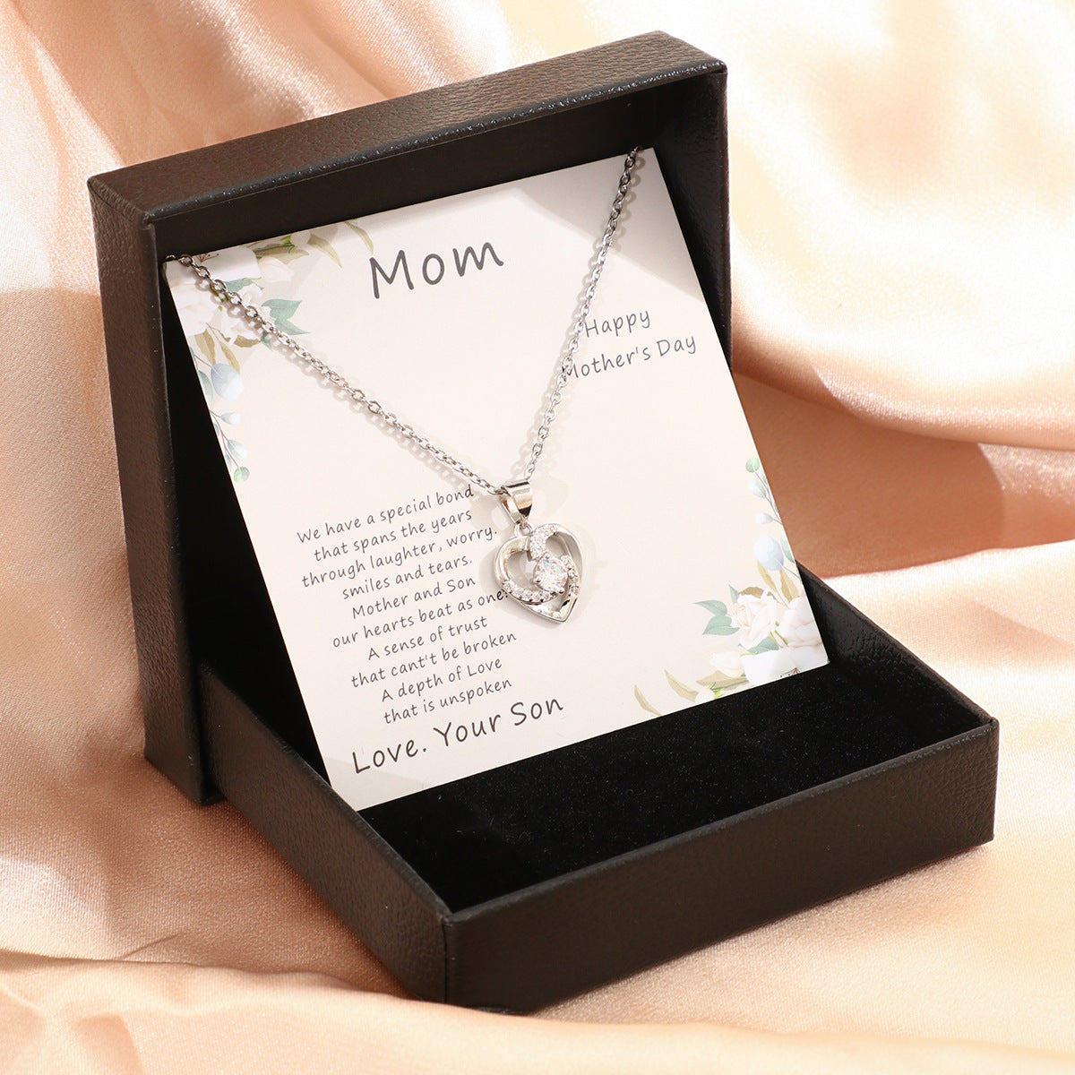 Happy Mothers Day Necklace & Gift Box