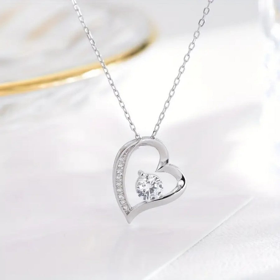 "To My Wife Will You Be My Valentine" - Necklace & Gift Box