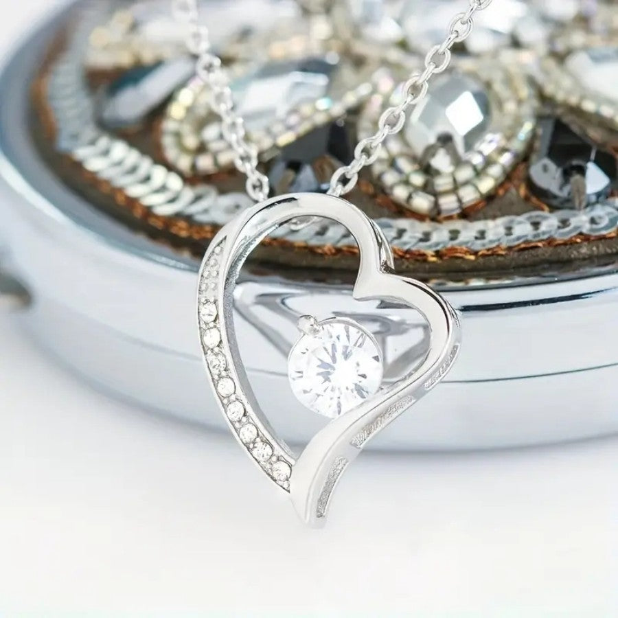 "To My Wife Will You Be My Valentine" - Necklace & Gift Box