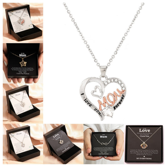 Happy Mothers Day Necklace & Gift Box