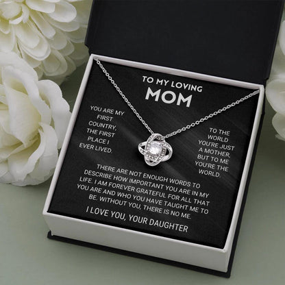"To My Amazing Mom" - Mother's Day Valentine's Day Pendant