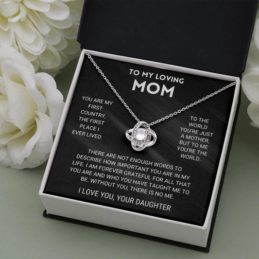 "To My Amazing Mom" - Mother's Day Valentine's Day Pendant