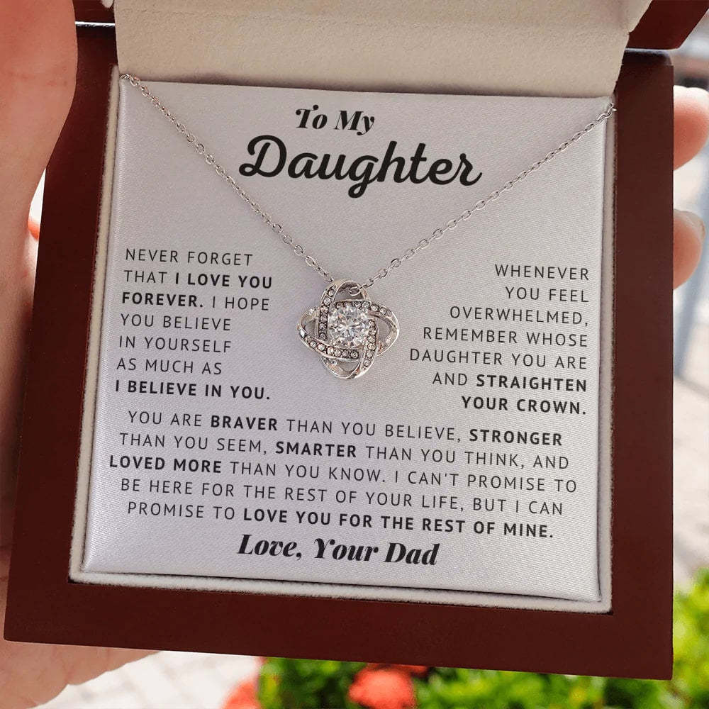 "To My Daughter" - Heart Of Eternity Gift For Daughter