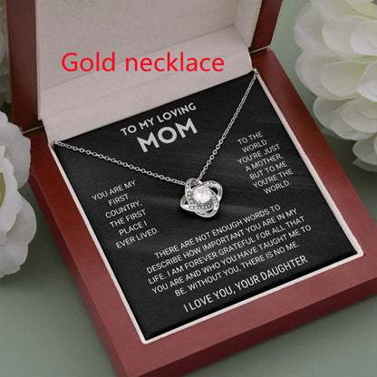 "To My Amazing Mom" - Mother's Day Valentine's Day Pendant
