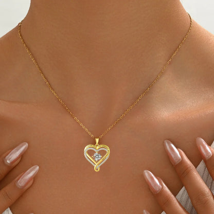 "To My Wife" Forever & Always Heart Necklace
