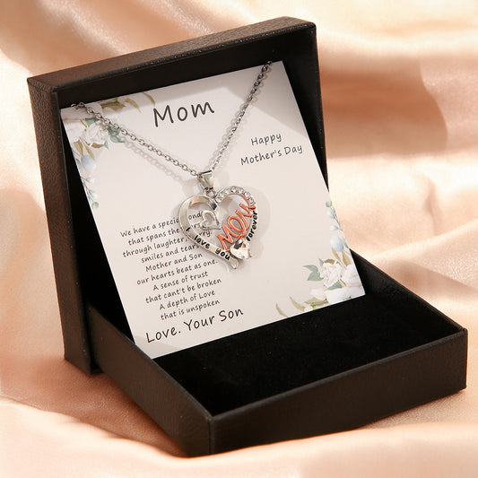 Happy Mothers Day Necklace & Gift Box