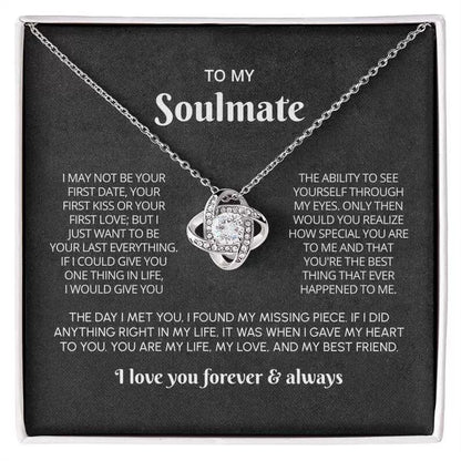 "To My Smokin Hot Soulmate" - Four Leaf Clover Necklace