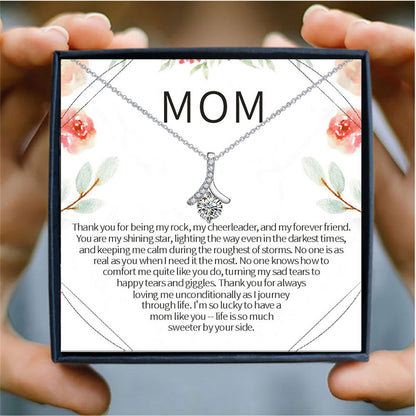"To My Soulmate" - Herringbone Diamond Necklace