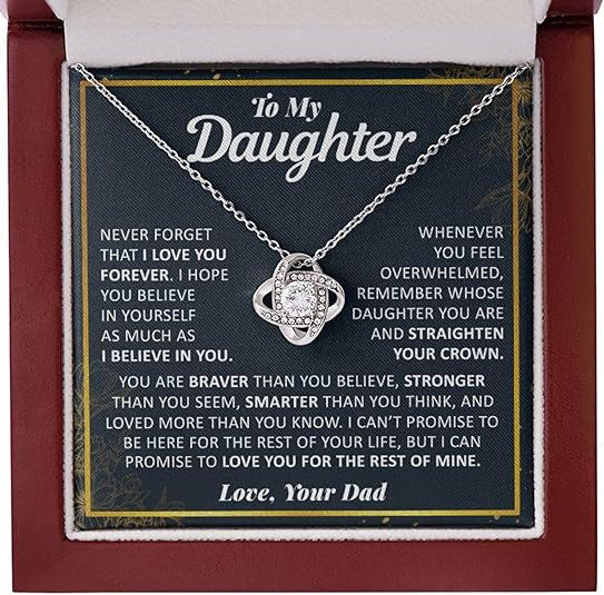 "To My Daughter" - Heart Of Eternity Gift For Daughter