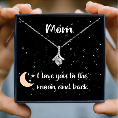 "To My Soulmate" - Herringbone Diamond Necklace