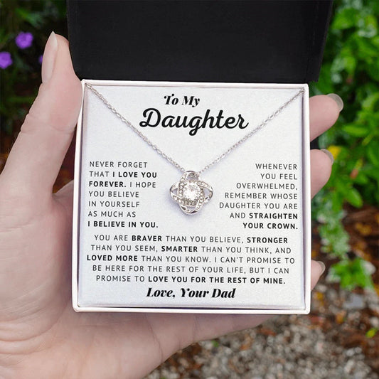 "To My Daughter" - Heart Of Eternity Gift For Daughter