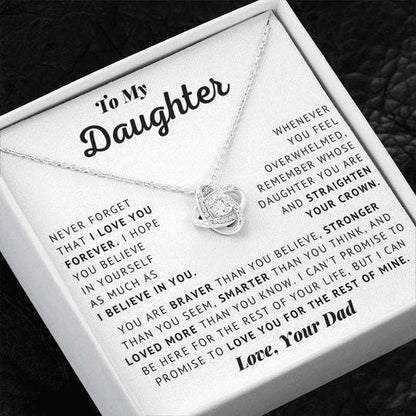 "To My Daughter" - Heart Of Eternity Gift For Daughter